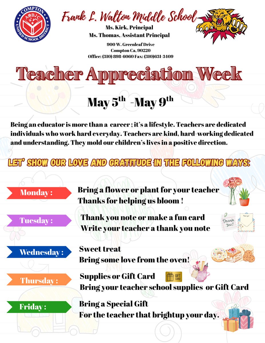 Walton Middle School tweet media