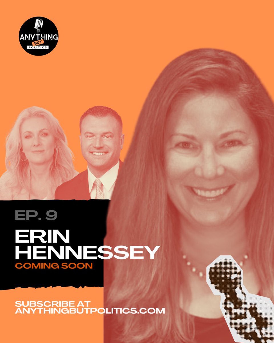 From State Representative to State Senator to current Deputy Secretary of State, Erin Hennessey has traveled coast to coast and with that come amazing experiences. Hear more about it tomorrow on Anything BUT Politics! #NHPolitics
