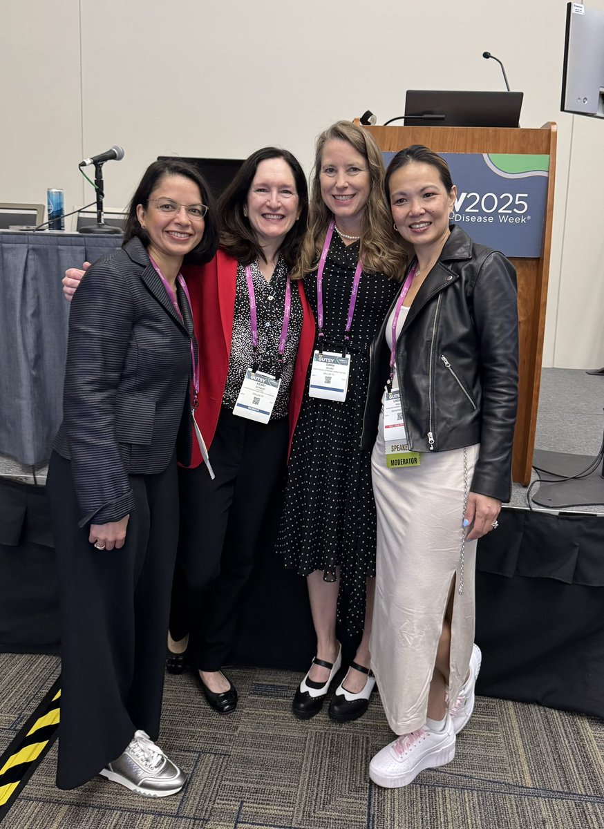 Dawn Sears, MD, FACG (@gutgirlmd) on Twitter photo Grateful for our moderator <a href="/AKhapraMD/">Asma Khapra, MD</a>, my boss <a href="/KerryDunbarMD/">Kerry Dunbar, MD, PhD</a> and long time #Friendtor <a href="/LindaNguyenMD/">Linda Ánh Vân Nguyễn MD</a> .
Grateful for your presence but most of all for your friendships and support!
#DDW2025 was a great excuse to gather!
(I’m usually the one in fun 👟! 😍) Grateful for our moderator <a href="/AKhapraMD/">Asma Khapra, MD</a>, my boss <a href="/KerryDunbarMD/">Kerry Dunbar, MD, PhD</a> and long time #Friendtor <a href="/LindaNguyenMD/">Linda Ánh Vân Nguyễn MD</a> .
Grateful for your presence but most of all for your friendships and support!
#DDW2025 was a great excuse to gather!
(I’m usually the one in fun 👟! 😍)