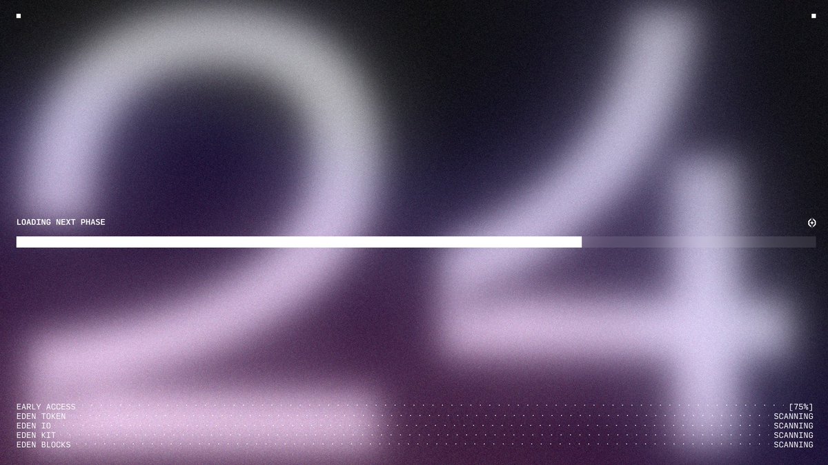 >> 24HR COUNTDOWN

The energy you've all shown has been incredible!

We will be closing early access registration for @Edenlayer at 22:00 UTC, Monday 5th May.

Stay tuned for further updates.