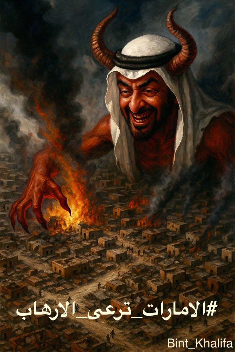🚨 إلى الشرفاء حول العالم وأصدقاء السودان،
أطلق الشعب السوداني اليوم حملة إلكترونية تحت الوسوم:
#الامارات_تدعم_الارهاب
#الامارات_ترعى_الارهاب
#الامارات_تقتل_السودانيين

لفضح الدور الدموي الذي تلعبه دويلة الإمارات في دعم مليشيا الدعم السريع المتورطة في جرائم ضد الإنسانية، بالتزامن