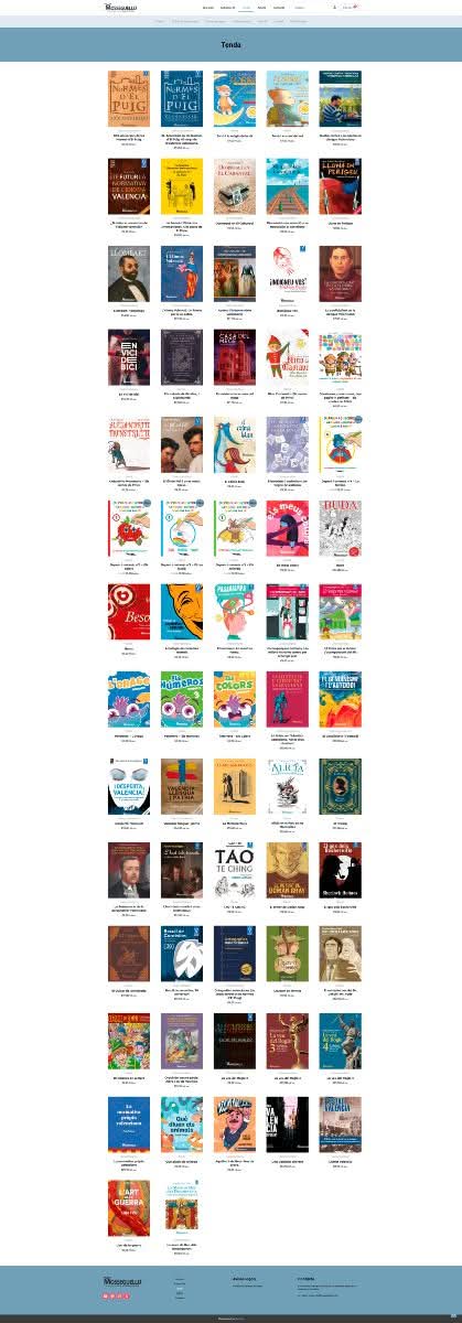EdMosseguello's tweet photo. ¡Ya hem pujat (casi) tots els nostres títuls a la nostra tenda!
Consulta els vora 70 llibres del nostre catàlec i fes les teues compres ací: https://t.co/mtJQ4vUDLI
¡Gràcies! :)
#editorialvalenciana #llibresvalencians #normativavalenciana #llenguavalenciana #idiomavalencià #llig https://t.co/n0sHZK2oAk