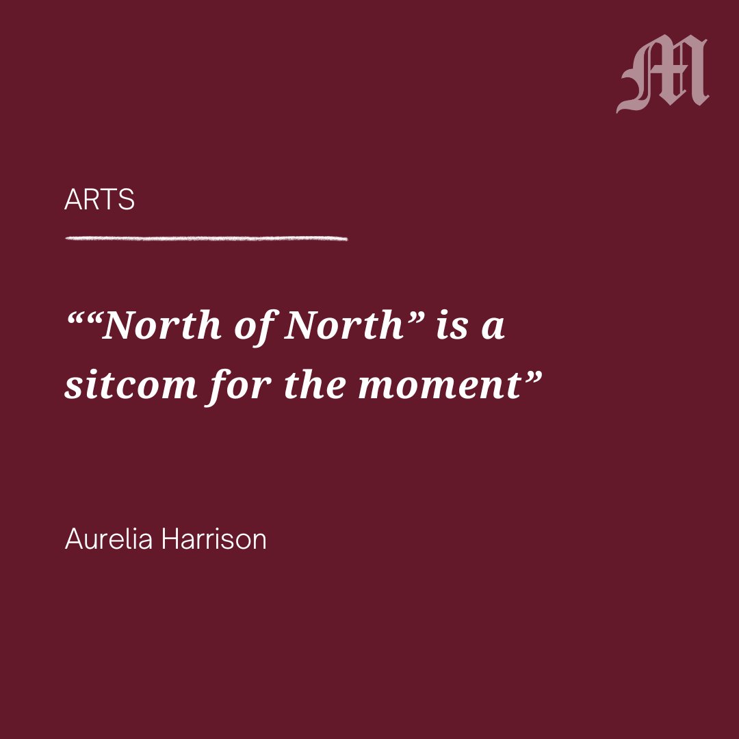 NEW IN ARTS---
⁠
Read Aurelia Harrison's "'North of North' is a sitcom for the moment " by clicking the link below.

miscellanynews.org/2025/04/30/art…

#vassar #vassarcollege #themisc #themiscnews #themiscellanynews #collegenewspaper #poughkeepsie #hudsonvalley #newyork
