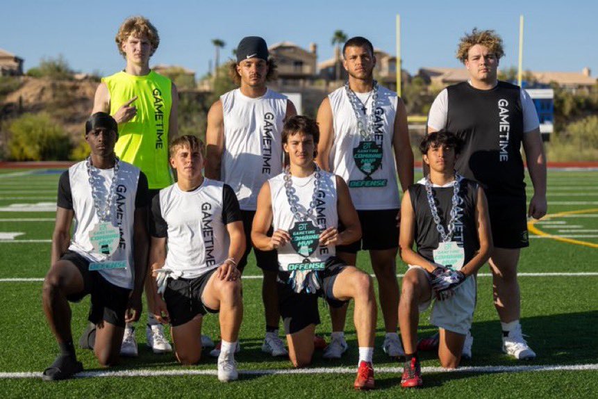 QB MVP of the GametimeRC Combine! <a href="/Cjbrown1212/">Chase Brown</a> <a href="/GametimeRC/">Gametime Recruiting & Consulting</a>