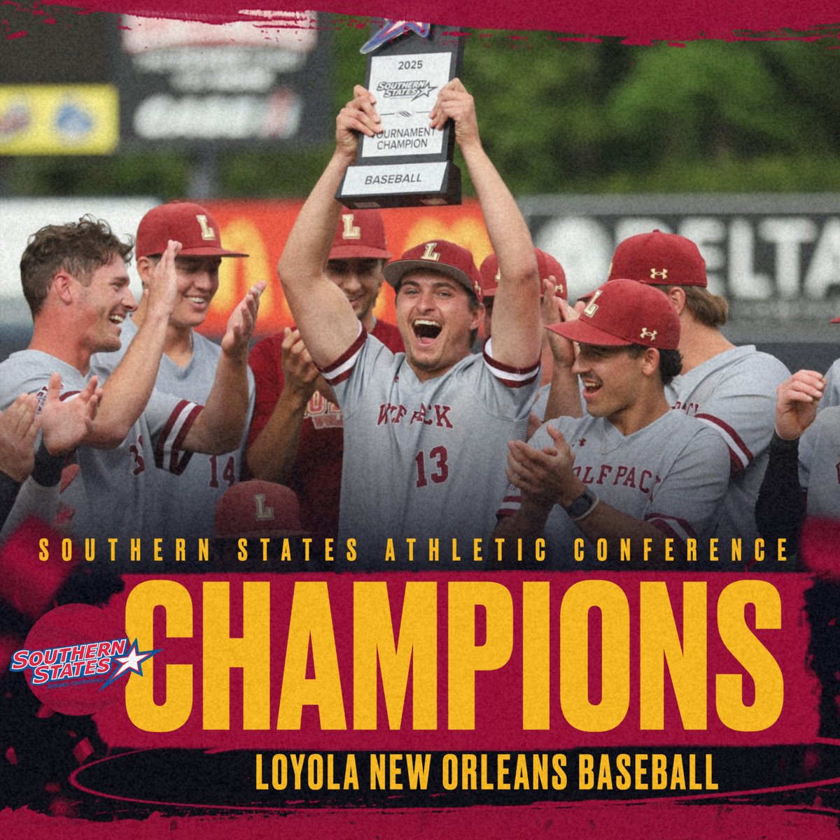 The 23-year drought is over! The Loyola Wolf Pack are SSAC Champions!

#GeauxPack