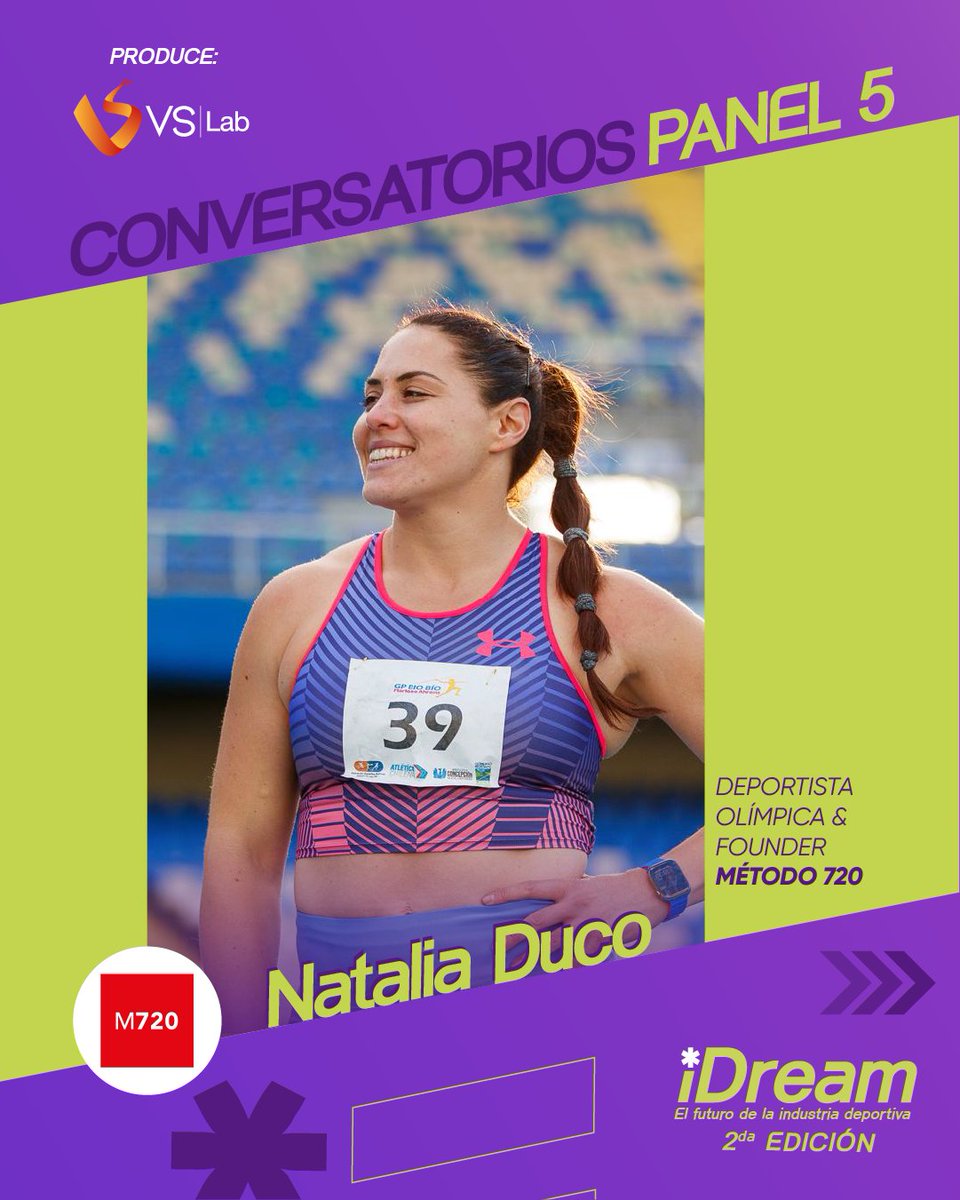 🤩🏆🎯 Del alto rendimiento al escenario de #iDreamSummit 2025

Desde los Juegos Olímpicos y las canchas de fútbol profesional, Natalia Duco y Benjamín Ruíz dirán presente en el Panel 5.

🎟️ ENTRADA LIBERADA. Inscripciones en el link de la biografía