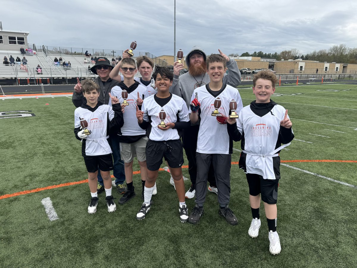 That’s a wrap for spring flag football!!! We think it was a huge success and the kids had a blast!!! THANK YOU to all those would made this possible!!! 

Pride!!!