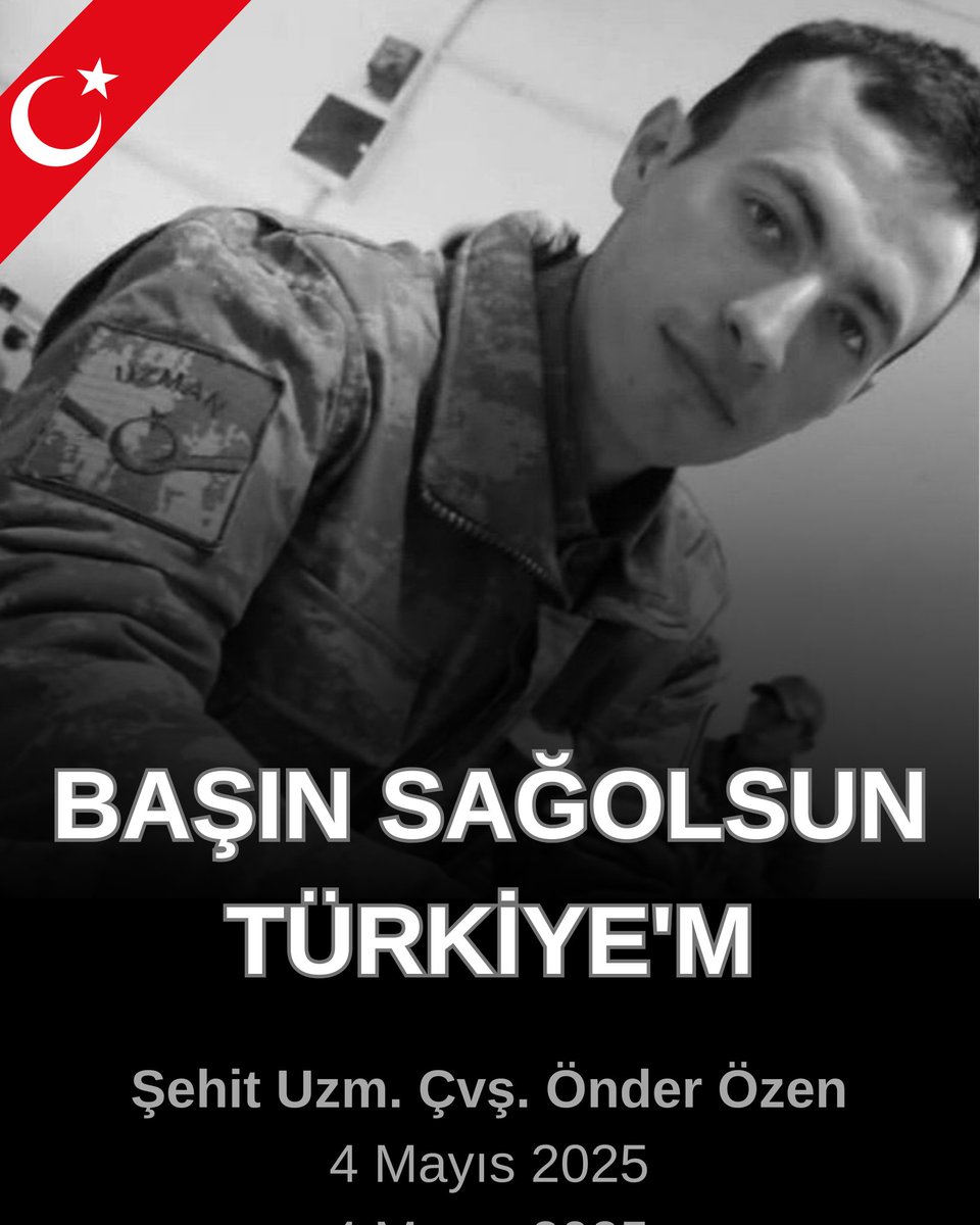 Irak’ın kuzeyinde yürütülen Pençe Operasyonu bölgesinde, el yapımı patlayıcıya (EYP) basması sonucu yaralanan Uzman Çavuş Önder Özen, tüm müdahalelere rağmen kurtarılamayarak şehit olmuştur. 

Türk Silahlı Kuvvetleri ve milletimizin başı sağ olsun. Şehidimize Allah’tan rahmet,