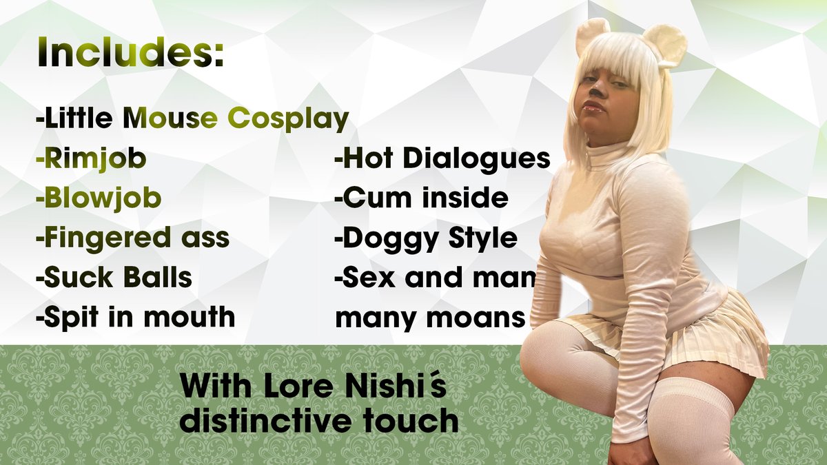 Capitán Octubre (@capitan_octubre) on Twitter photo Si quieren disfrutar de un buen video porno, les recomiendo éste (dirigido por mí), lo encuentran en el telgram de <a href="/lore_nishi/">Lore Nishi</a> y en su only.
Yo subo este video en mi only hasta el miércoles.
¡Comentarios Bienvenidos! Si quieren disfrutar de un buen video porno, les recomiendo éste (dirigido por mí), lo encuentran en el telgram de <a href="/lore_nishi/">Lore Nishi</a> y en su only.
Yo subo este video en mi only hasta el miércoles.
¡Comentarios Bienvenidos!