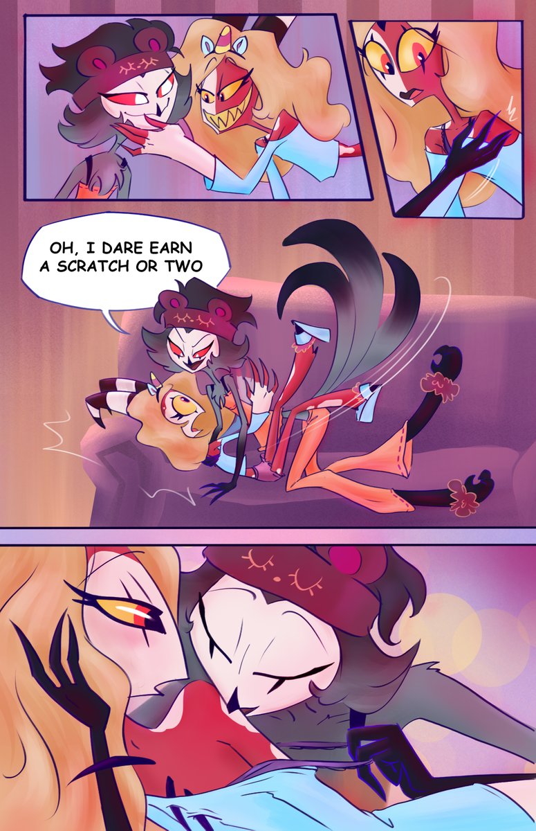 lis_lass's tweet image. Day Five - Lingerie
From cuddles to chaos. Blame the lace

Huge thanks to @FemBlitzWeek for such a fun event! It sparked a whole 10-page storyline and even my first bit of smut, haha!🙈💕
#FemBlitzWeek #Stolitz #HelluvaBoss