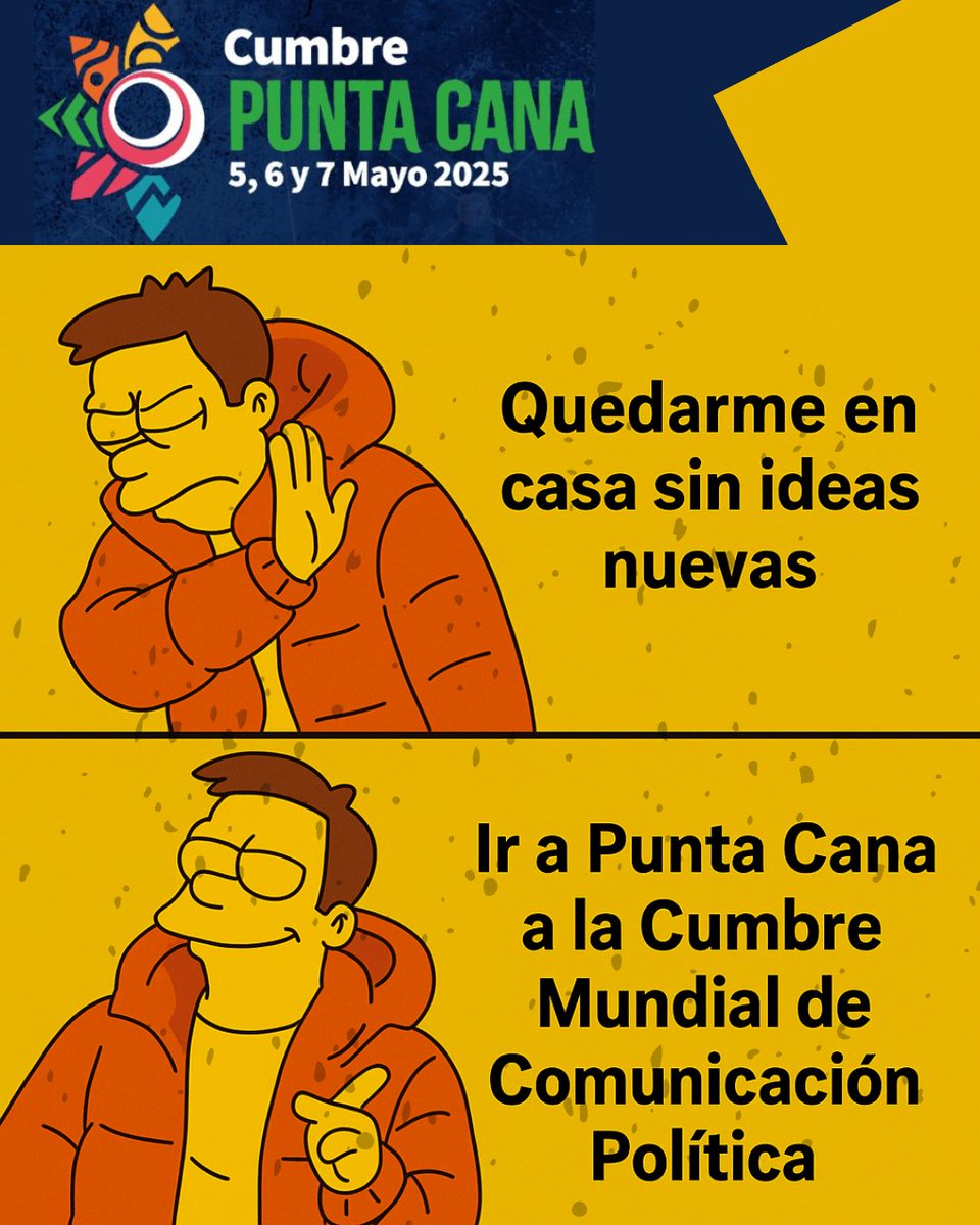 👀 ¿Ya te enteraste? Se viene la #CumbrePuntaCana 🇩🇴
Serán 3 días full 🔥 con lo mejor de la comunicación política.
Networking, aprendizajes y playita 🏖️ — ¿te lo vas a perder?
<a href="/CumbreCP/">CumbreCP</a>  <a href="/CumbreOnline/">Cumbre.Online</a>  <a href="/PolitologosD/">Politólogos Digitales</a>