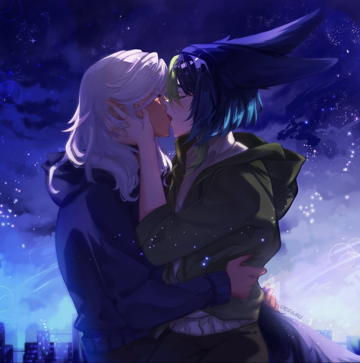 Night kisses🌙✨

#cynonari  #cynari