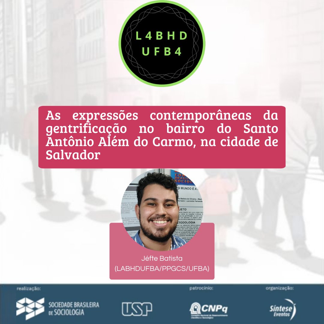 Confira os trabalhos aprovados do <a href="/labhdufba/">Laboratório de Humanidades Digitais da UFBA</a>  e do <a href="/labhdufrj/">Laboratório de Humanidades Digitais da UFRJ</a>  para o próximo congresso da Sociedade Brasileira de #Sociologia, que vai ocorrer de 15 a 18 de Julho na <a href="/uspfflch/">FFLCH USP</a>