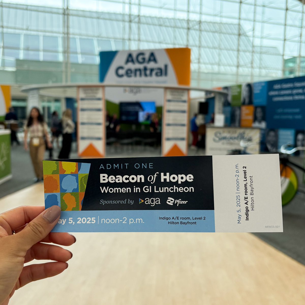 American Gastroenterological Association (AGA) (@amergastroassn) on Twitter photo Are you attending our sold out AGA-<a href="/pfizer/">Pfizer Inc.</a> Beacon of Hope women’s luncheon recognizing <a href="/PascaleWhite1/">Pascale M. White, MD, MBA, MS, FACG</a> <a href="/AmyStewartNP/">Amy Stewart, NP</a> at #DDW2025? Pick up your ticket TODAY (Sunday) at AGA Central! Are you attending our sold out AGA-<a href="/pfizer/">Pfizer Inc.</a> Beacon of Hope women’s luncheon recognizing <a href="/PascaleWhite1/">Pascale M. White, MD, MBA, MS, FACG</a> <a href="/AmyStewartNP/">Amy Stewart, NP</a> at #DDW2025? Pick up your ticket TODAY (Sunday) at AGA Central!