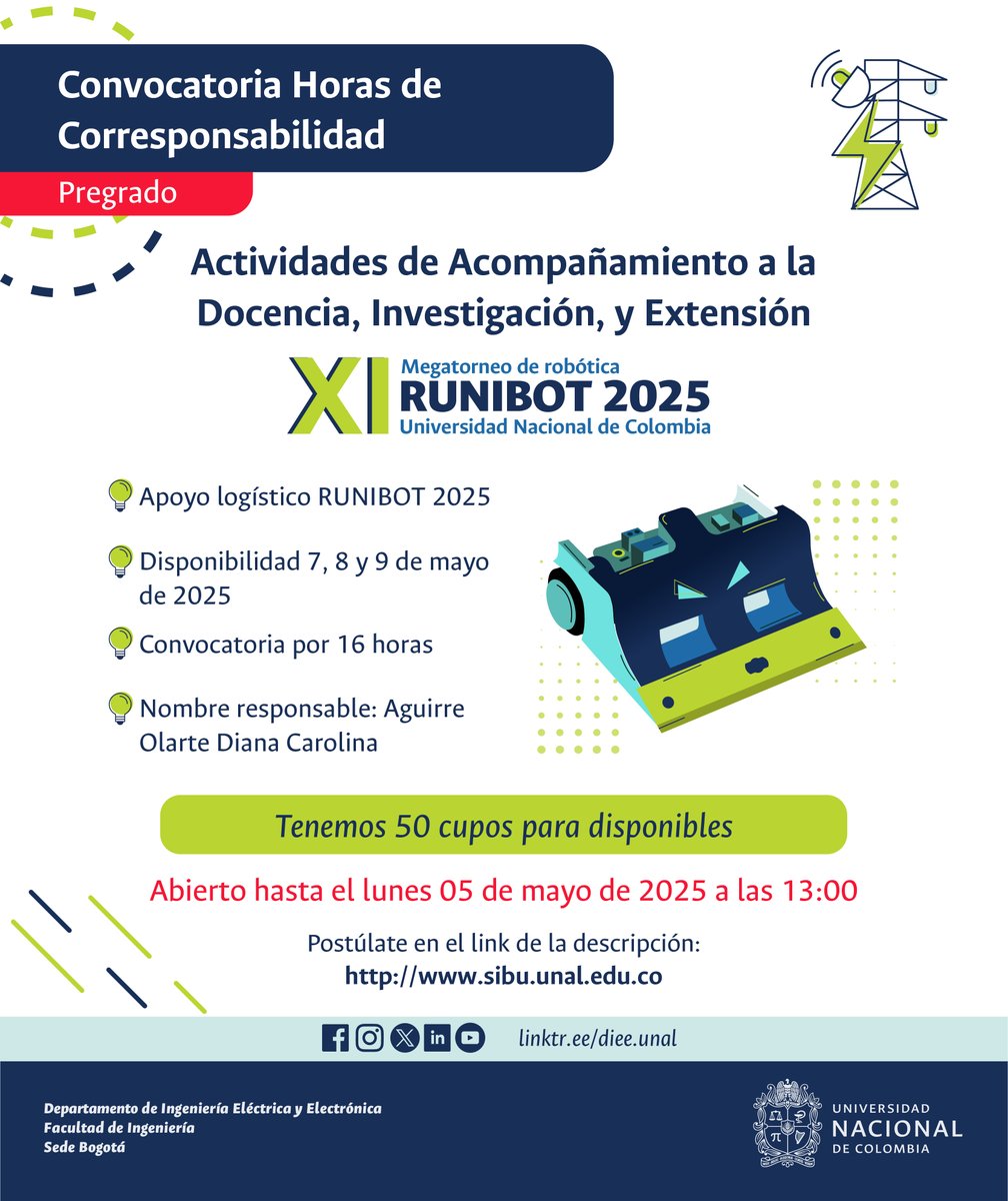 Depto Ingeniería Eléctrica y Electrónica - Bogotá tweet media