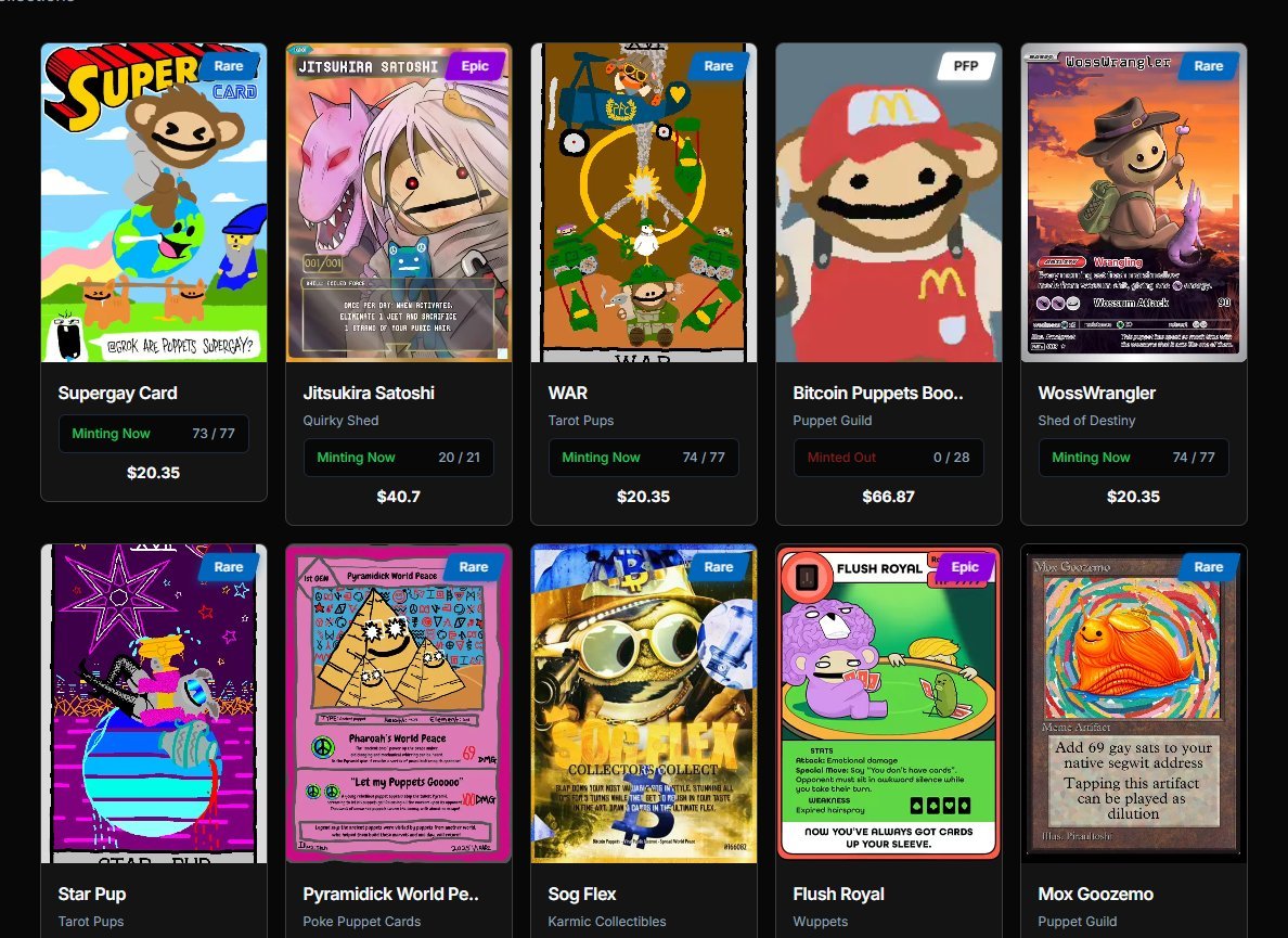 OrdX - Bitcoin Collectibles (@ordxcom) on Twitter photo Want to win 1 card of YOUR choosing?
☮️ Follow <a href="/OrdXcom/">OrdX - Bitcoin Collectibles</a>
☮️ Like & RT this tweet
☮️ Comment your favorite card in the comments
☮️ 3 Winners chosen Tuesday May 6th
ord-x.com/explore Want to win 1 card of YOUR choosing?
☮️ Follow <a href="/OrdXcom/">OrdX - Bitcoin Collectibles</a>
☮️ Like & RT this tweet
☮️ Comment your favorite card in the comments
☮️ 3 Winners chosen Tuesday May 6th
ord-x.com/explore
