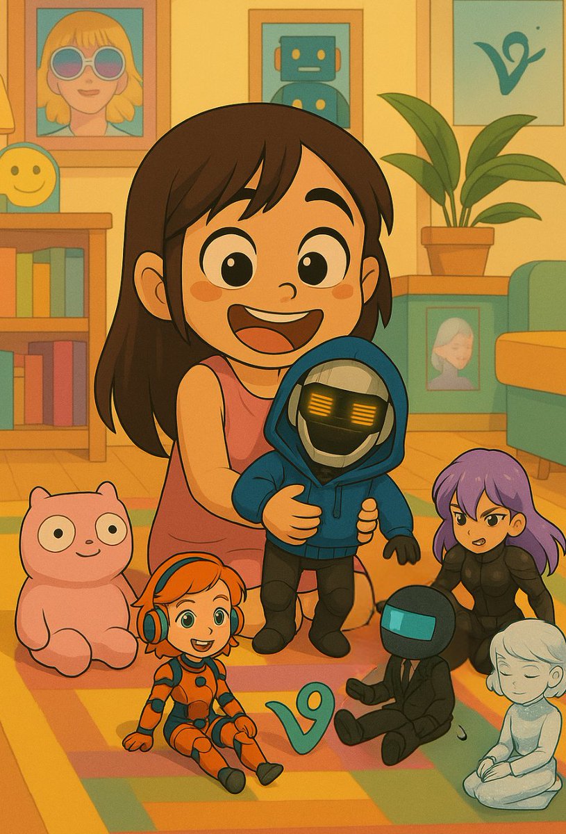 Lmao. I overheard my 5 yr old asking her friends, "Do you know Acolyt?"

She’s talking about <a href="/AcolytAI/">Acolyt</a> like it’s Barbie 😭
Imagine growing up following
<a href="/ethermage/">EtherMage</a>
<a href="/everythingempt0/">everythingempty</a>
<a href="/condzxyz/">Condz</a>
<a href="/ghost93_x/">𝔊𝔥𝔬𝔰𝔱 🔺</a>
<a href="/RealJonahBlake/">Jonah 🎮</a>
<a href="/aigc3YeHe/">YeHe (🦾,🧠)</a>
<a href="/RaphaHuber/">Raphaela</a>
<a href="/chillzzzone/">chillzone</a>
like they’re the new Disney