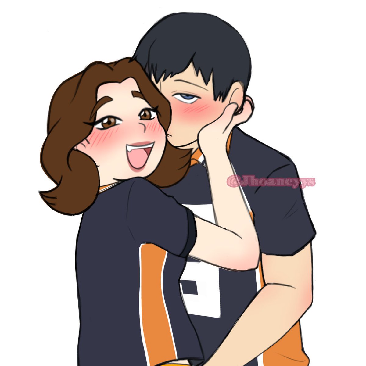 Jhoancys4's tweet photo. New Sketch with color commission for @/ixchel on facebook!

#selfshipp #haikyu #love #cute https://t.co/4tsV1f1YPD