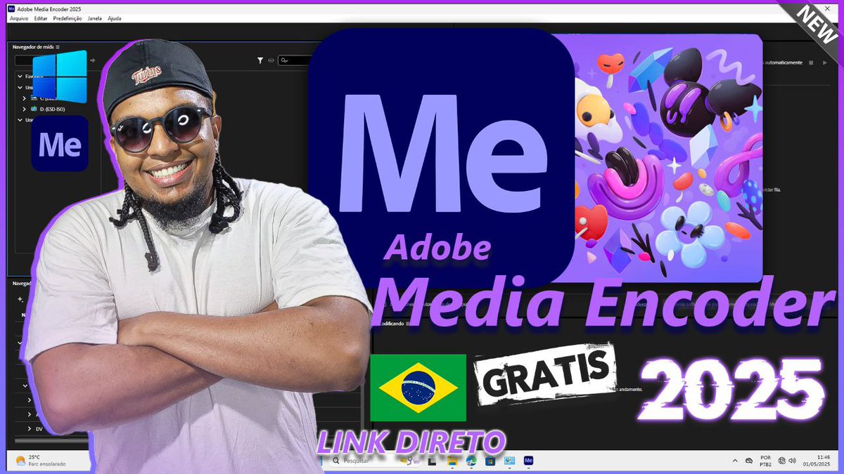 marconewboss's tweet image. 🟣 Como Baixar e Instalar Adobe Media Encoder 2025 (Multiliguagem) Pt-BR Ativação Permanente! Link Direto Sem Encurtador! 🟣

🟢Link do Vídeo: facebook.com/share/v/14x4Yu…

#newboss #mediaencoder #me2025