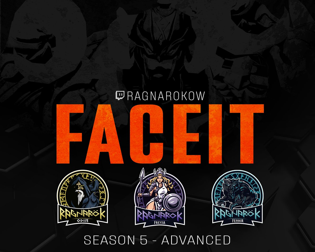 TeamRagnarok's tweet image. 🟡🟣🔵 With three of our teams competing in @FACEIT_OW Advanced division, Ragnarok will be covering Advanced matches featuring our teams over on our Twitch: twitch.tv/ragnarokow | #ValhallaCalls