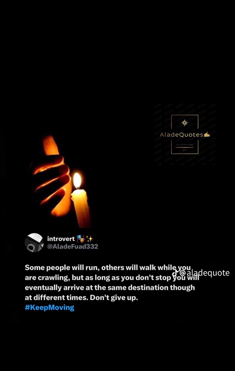 IddrisuI35189's tweet photo. Don’t give up. https://t.co/0r97wECLMM