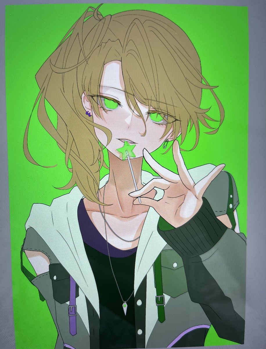 ariwalaugh's tweet image. 絵柄（特に塗り方）迷走してたけど何か掴めた気がする途中経過
