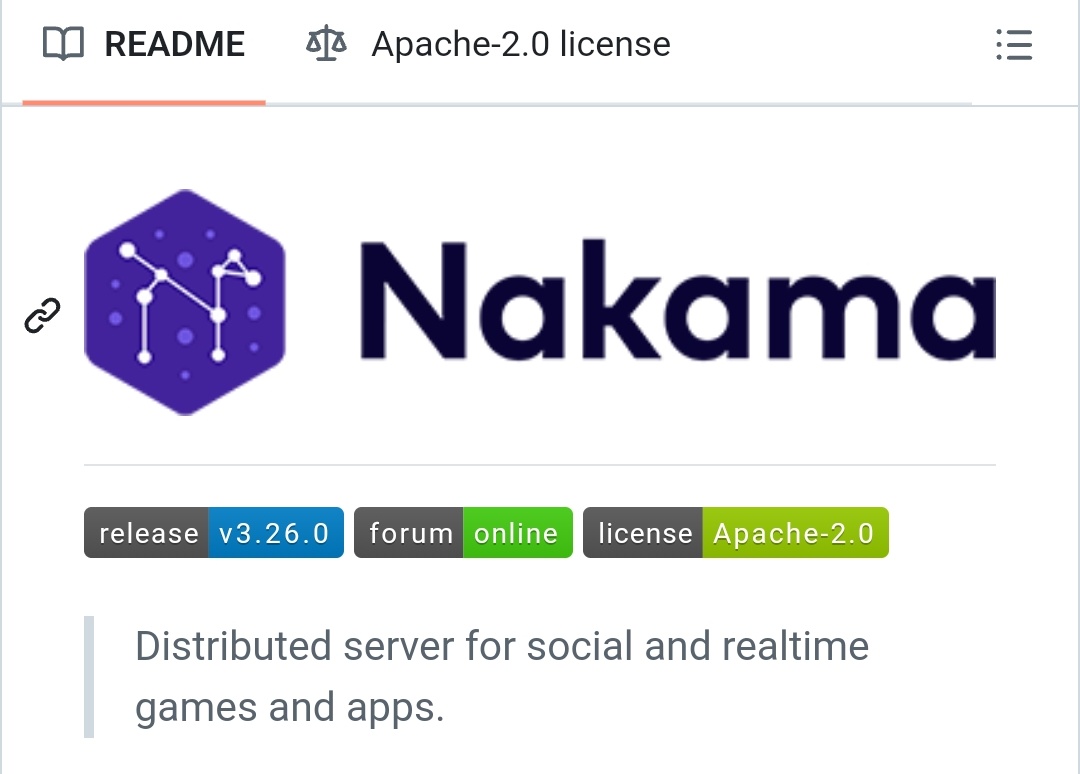 GithubProjects's tweet image. Distributed, scalable open-source server for social and realtime games and apps. Features users, chat, multiplayer, leaderboards &amp;amp; more.