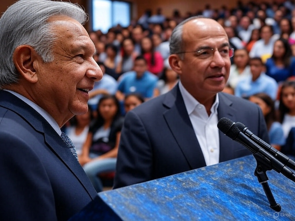 erickplatica's tweet image. Imagínese si se van amlo a España estará dando una conferencia como gobierna al Mexico con diferente objetivo #grok