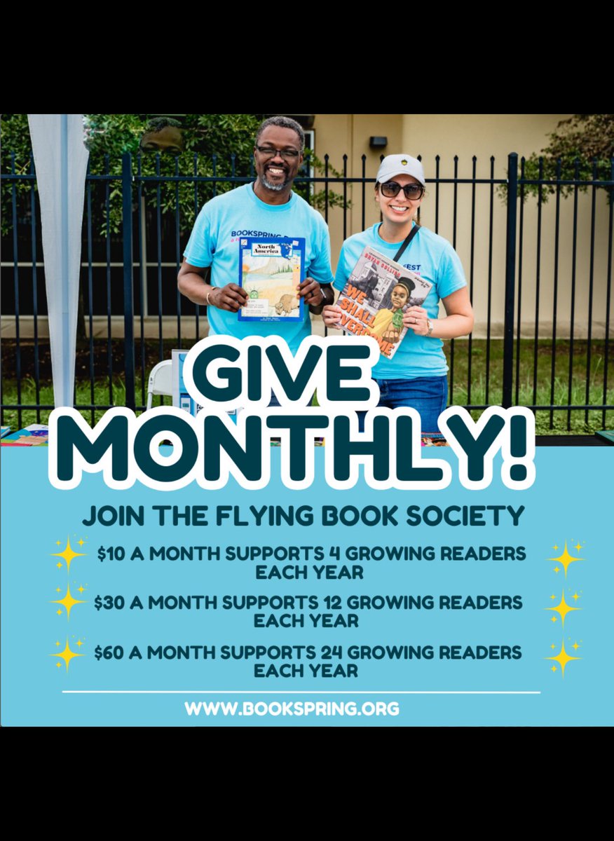 Hurricane Smith (@tyanthonysmith1) on Twitter photo The Flying Book Society provides the steady monthly support needed to fuel Bookspring's work year-round. Start YOUR year with purpose! Join the Flying Book Society today and help spread the joy of reading all year long! bit.ly/3WmOOkX <a href="/bookspringatx/">BookSpring</a> <a href="/TexasOneFund/">Texas One Fund</a> The Flying Book Society provides the steady monthly support needed to fuel Bookspring's work year-round. Start YOUR year with purpose! Join the Flying Book Society today and help spread the joy of reading all year long! bit.ly/3WmOOkX <a href="/bookspringatx/">BookSpring</a> <a href="/TexasOneFund/">Texas One Fund</a>