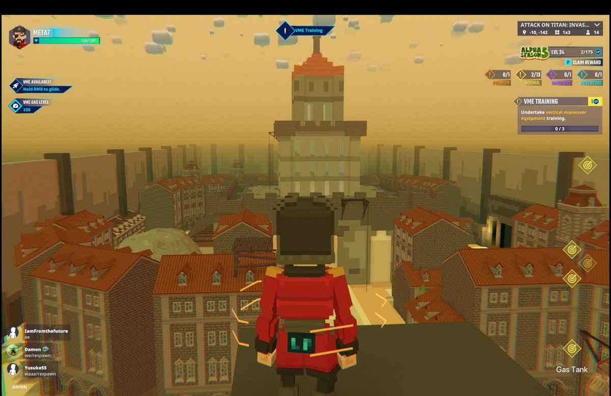 City views of the Trost District in <a href="/TheSandboxGame/">The Sandbox</a>  tsbga.me/TheSandbox #AlphaSeason5