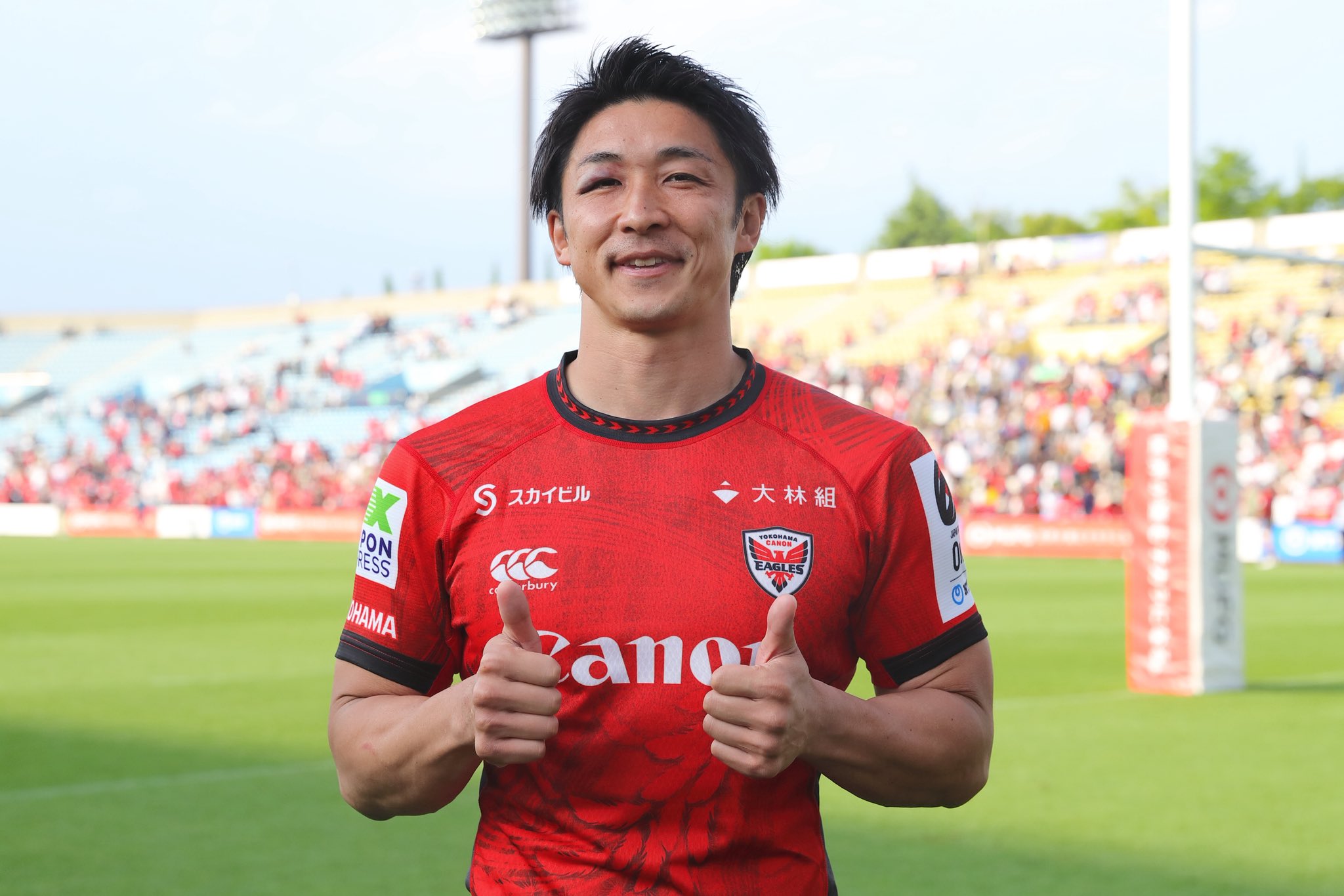 横浜キヤノンイーグルス | , ／ ㊗️イーグルスデビュー