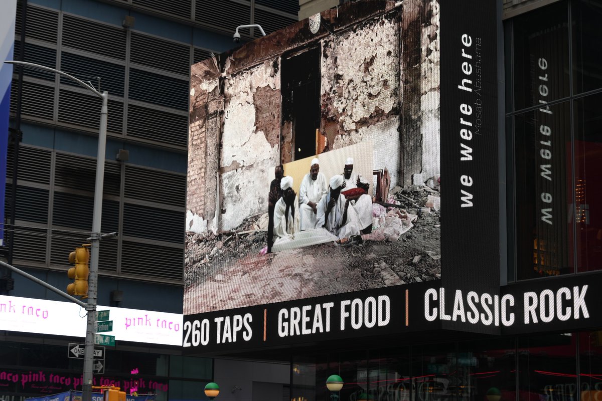 “we were here” at Time Square