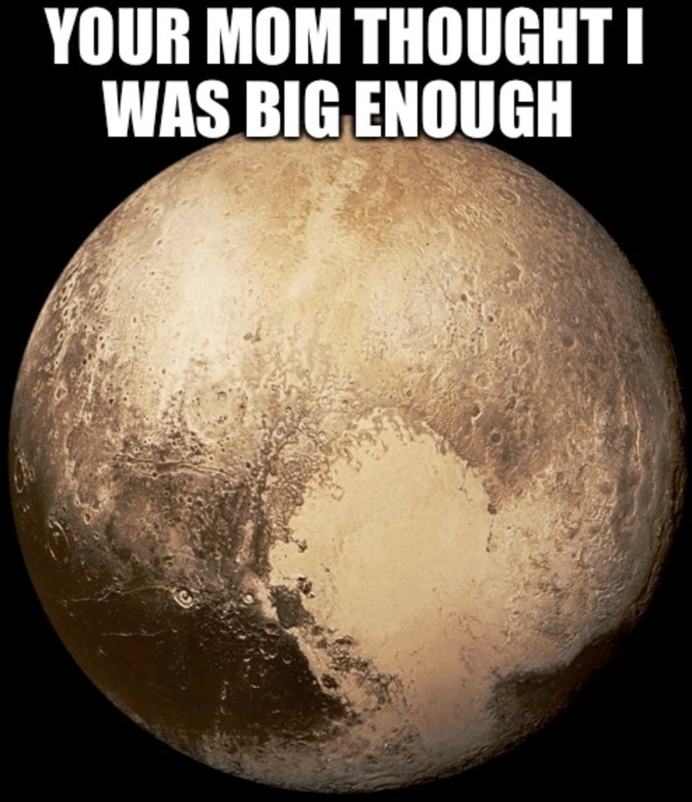 Regulators don't consider us a meme coin.. like scientists don't consider Pluto a planet 🙄 

Everyone knows we've still got it where it counts 😜