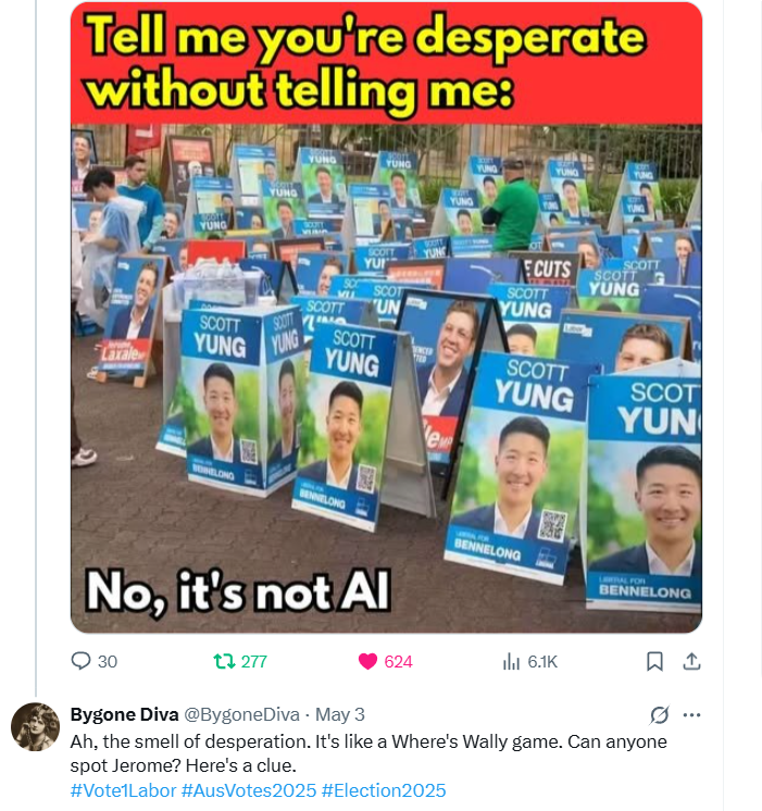 BygoneDiva's tweet photo. @jeromelaxale Found him! Well done Jerome 👏👏👏
#LNPNeverAgain #LaborLandslide https://t.co/AoXaspLxwl