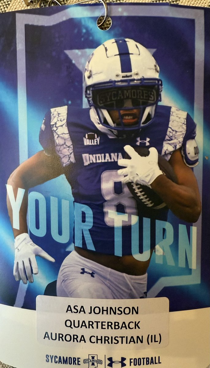 Asa Johnson (@asa_johnson33) on Twitter photo Had an amazing junior day visit at
<a href="/IndStFB/">Indiana State Football</a>! Really enjoyed the conversations I had with coaches. Thank you <a href="/CoachJayBanks/">Jalen Banks</a> for the invite. <a href="/CmalryMallory/">Curt Mallory</a> <a href="/campbellmccaule/">Campbell McCauley</a> <a href="/FootballAurora/">Aurora Christian Football</a> <a href="/EDGYTIM/">Timothy “EDGYTIM” OHalloran</a> <a href="/CoachHo/">Mike Hohensee</a> <a href="/PrepRedzoneIL/">Prep Redzone Illinois</a> Had an amazing junior day visit at
<a href="/IndStFB/">Indiana State Football</a>! Really enjoyed the conversations I had with coaches. Thank you <a href="/CoachJayBanks/">Jalen Banks</a> for the invite. <a href="/CmalryMallory/">Curt Mallory</a> <a href="/campbellmccaule/">Campbell McCauley</a> <a href="/FootballAurora/">Aurora Christian Football</a> <a href="/EDGYTIM/">Timothy “EDGYTIM” OHalloran</a> <a href="/CoachHo/">Mike Hohensee</a> <a href="/PrepRedzoneIL/">Prep Redzone Illinois</a>