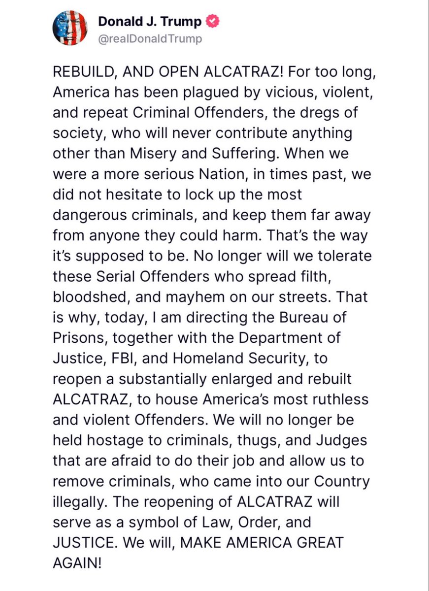 marktmt's tweet photo. 🚨Make Alcatraz Great Again…😳 https://t.co/MElEjgcXJD