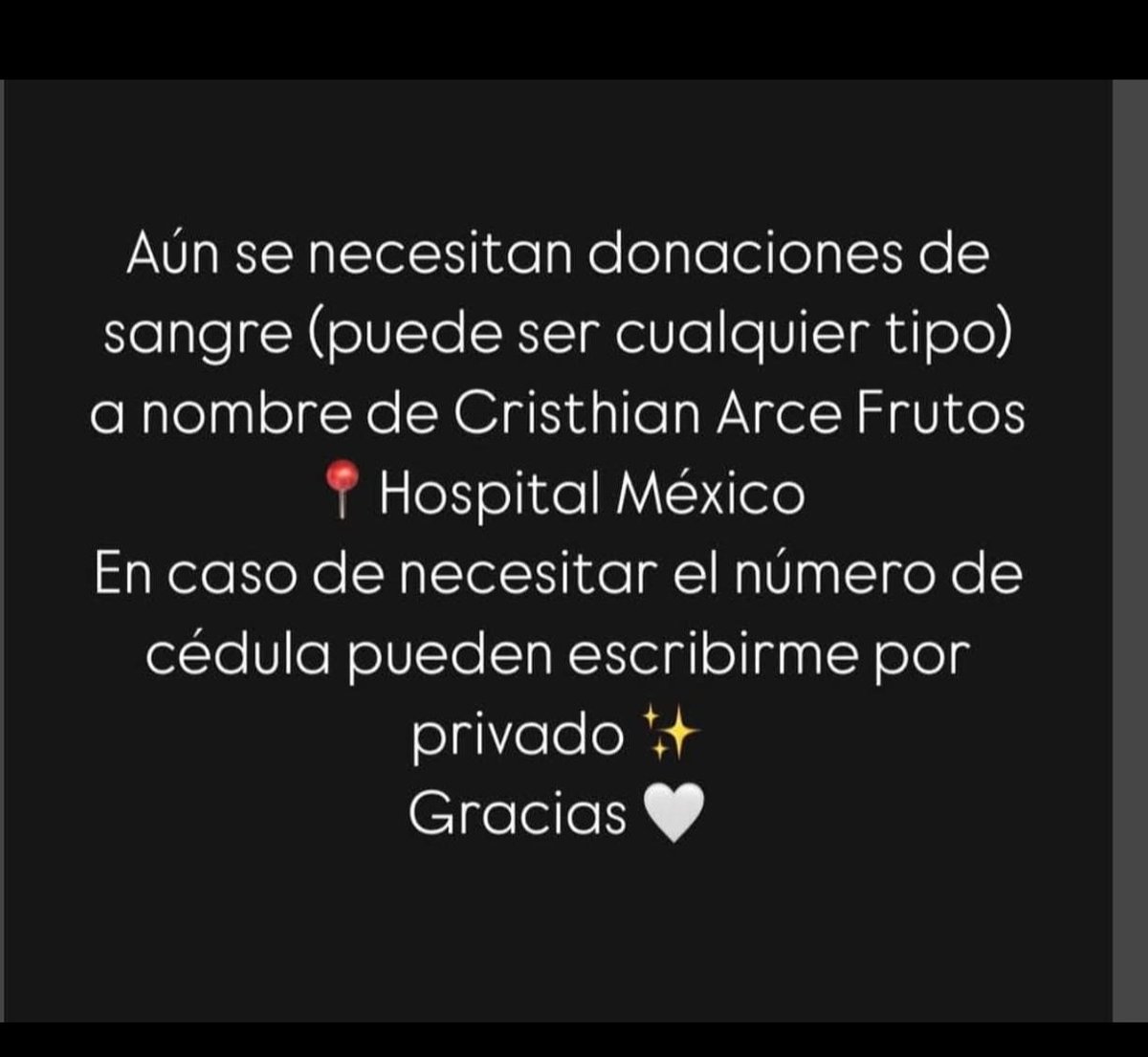 KimFrutos's tweet photo. Mi sobrino está internado en el Hospital México y requiere sangre, principalmente O- pero se puede donar cualquier tipo de sangre, agradezco grandemente su ayuda. RT https://t.co/GoDAbJh0Wi