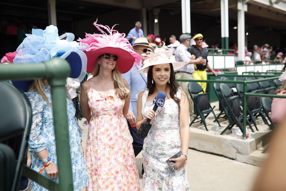 FrielTv's tweet photo. Some of my favorite moments from Oaks and Derby captured by my insanely talented WAVE coworkers! Such an honor to be a part of our team’s coverage of this incredible tradition. @wave3news https://t.co/zgQHZkwhUA