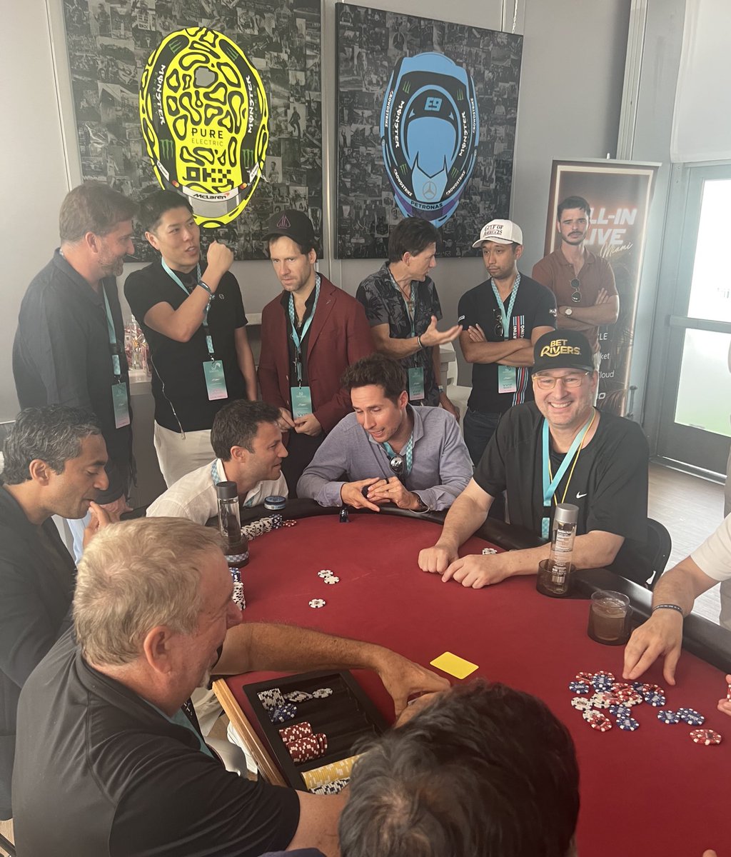 edgeboostbets's tweet image. All the action isn’t on the track—high-stakes poker is going off just steps away. Some players need no introduction. The stakes? Just as unforgiving.