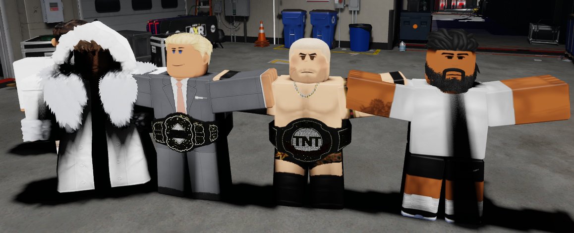 AXRKyleFletcher's tweet image. Took pic with @Axrrhodes,Will Ospreay, and swerve before me vs swerve, keith, penta, rey, and samoa joe tune in to aew blood and guts @Ordeal_CEO