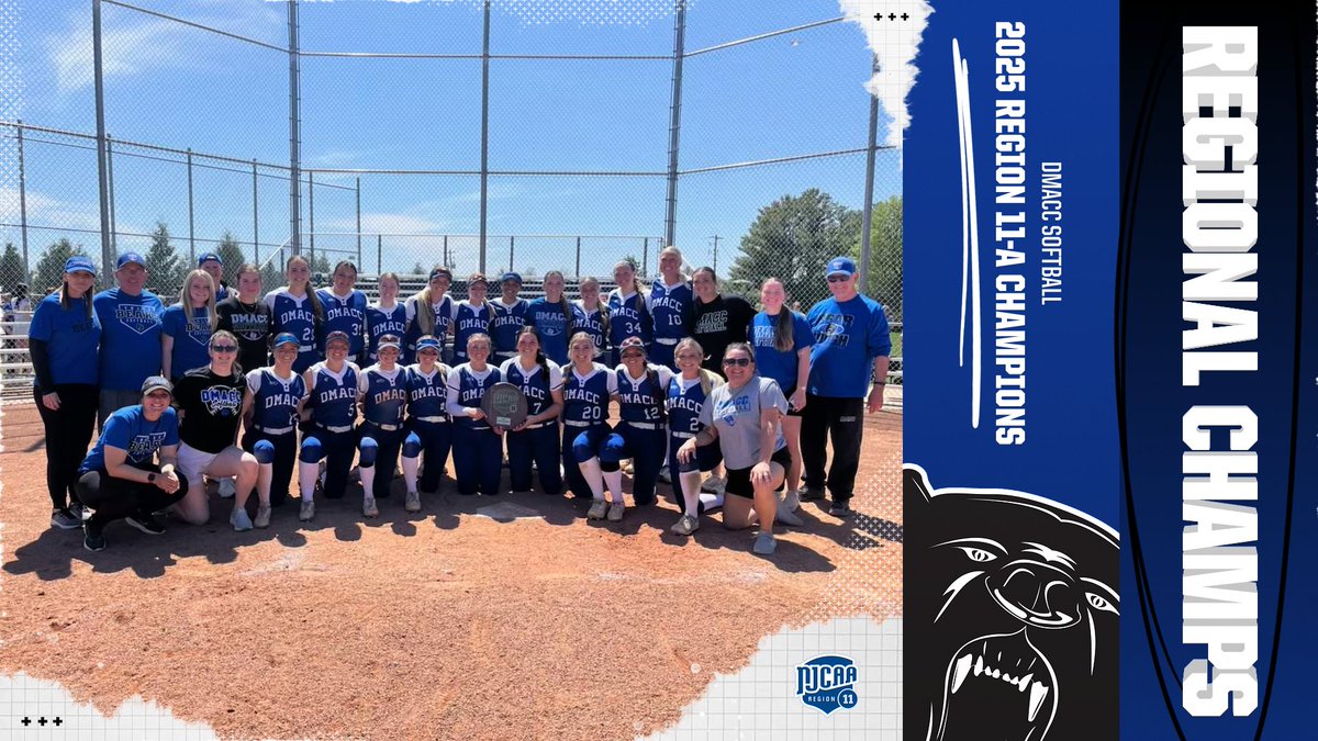 REGIONAL CHAMPS! The DMACC Softball swept all 3 games of the Region 11-A Tournament, including 2 nail-bitting wins over #23 NIACC. The Bears now hosts Dawson on May9-10 in a best of 3 series for the right to move on to the World Series #bearnation