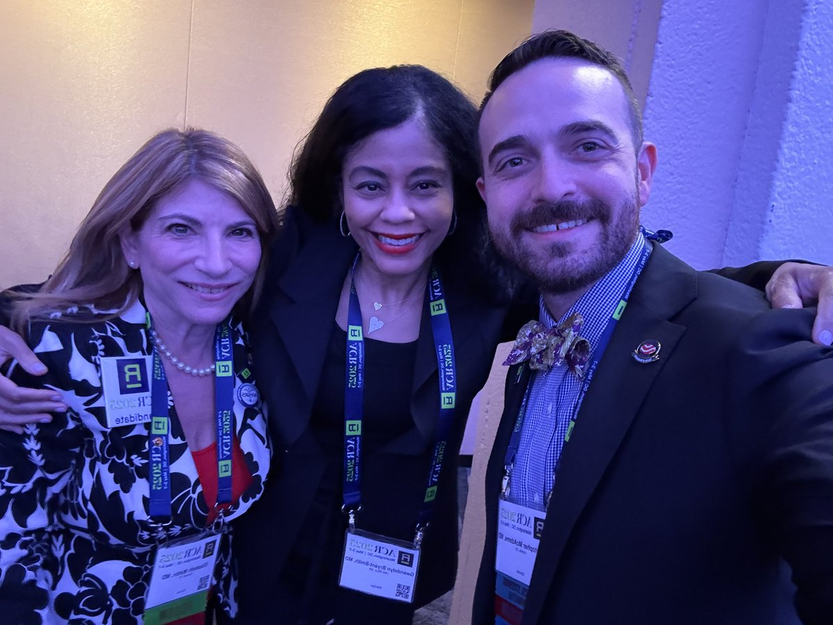 DrChrisMcAdams's tweet photo. Thrilled to connect with fellow #radleaders & #radvocates at #ACR2025 @RadiologyACR @AmerMedicalAssn @GARadSociety @UFMedicine https://t.co/PiYF4dA8OF
