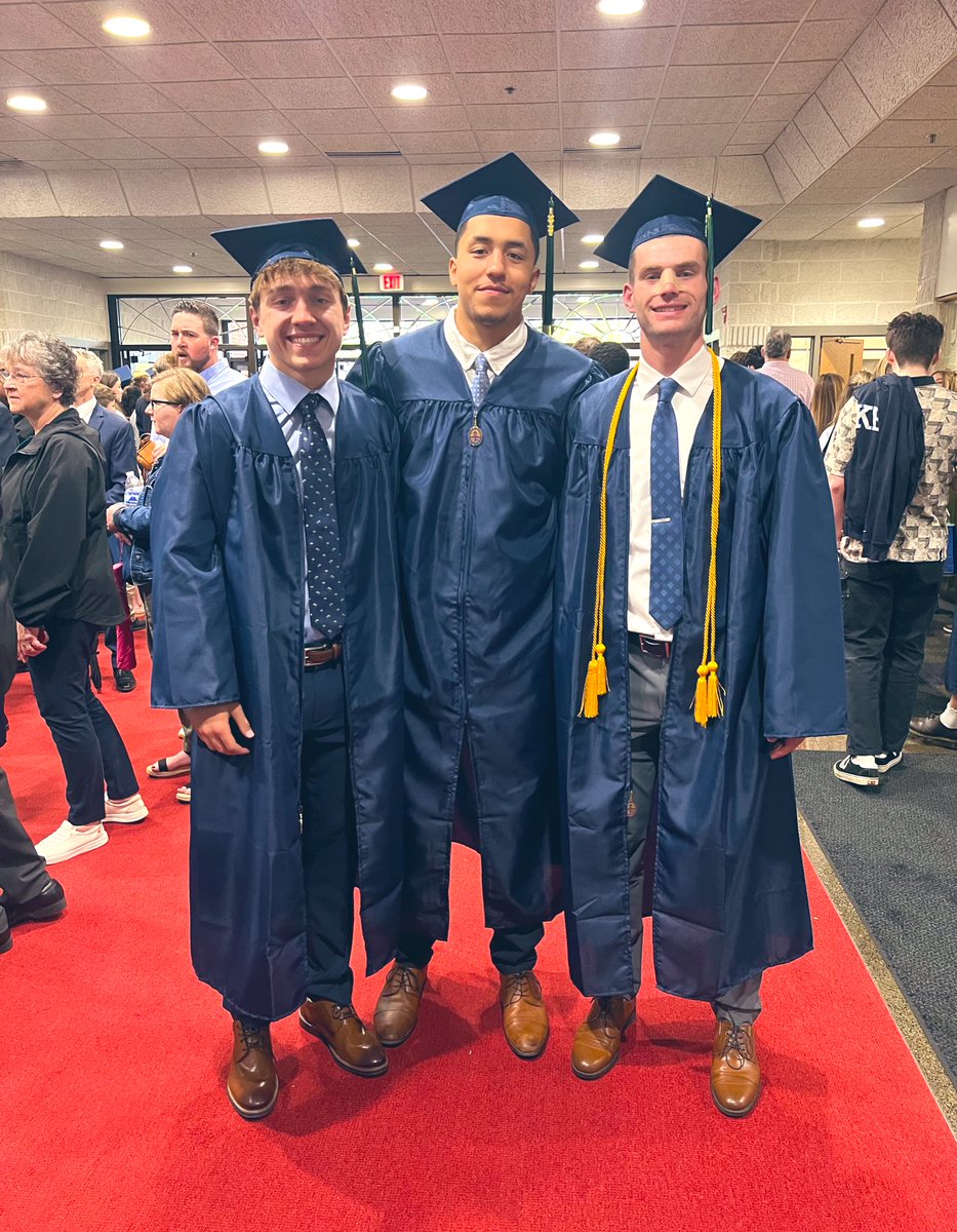 Congratulations to Caleb, Carter, &amp; Trent on becoming 
MVNU Graduates! 
Well done, fellas! 🎓🎓🎓