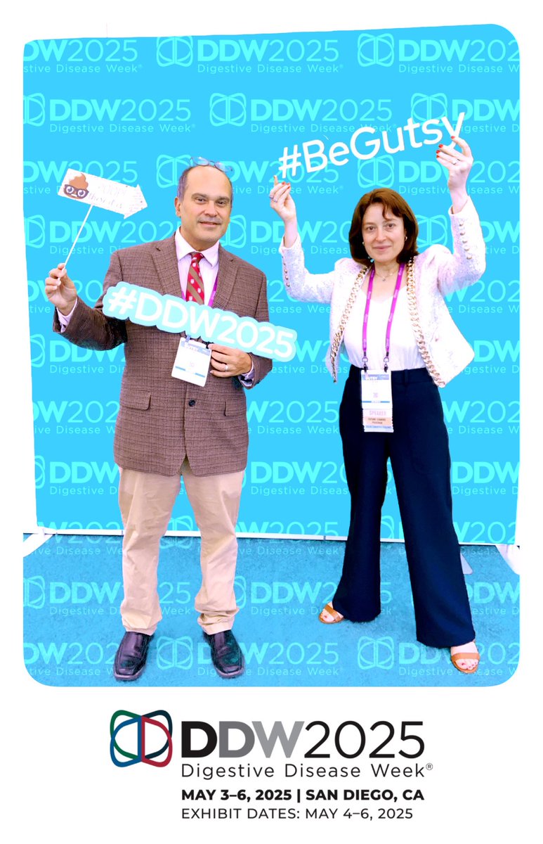 Flavio G Rocha, MD, FACS, FSSO (@flaviorochamd) on Twitter photo When your wife is the meeting superstar ⭐️
<a href="/DDWMeeting/">Digestive Disease Week</a> <a href="/AmerGastroAssn/">American Gastroenterological Association (AGA)</a> <a href="/SSATNews/">SSAT</a>
#DDW2025 #BeGutsy <a href="/ElisaBodenIBDMD/">Elisa Boden, MD</a> When your wife is the meeting superstar ⭐️
<a href="/DDWMeeting/">Digestive Disease Week</a> <a href="/AmerGastroAssn/">American Gastroenterological Association (AGA)</a> <a href="/SSATNews/">SSAT</a>
#DDW2025 #BeGutsy <a href="/ElisaBodenIBDMD/">Elisa Boden, MD</a>