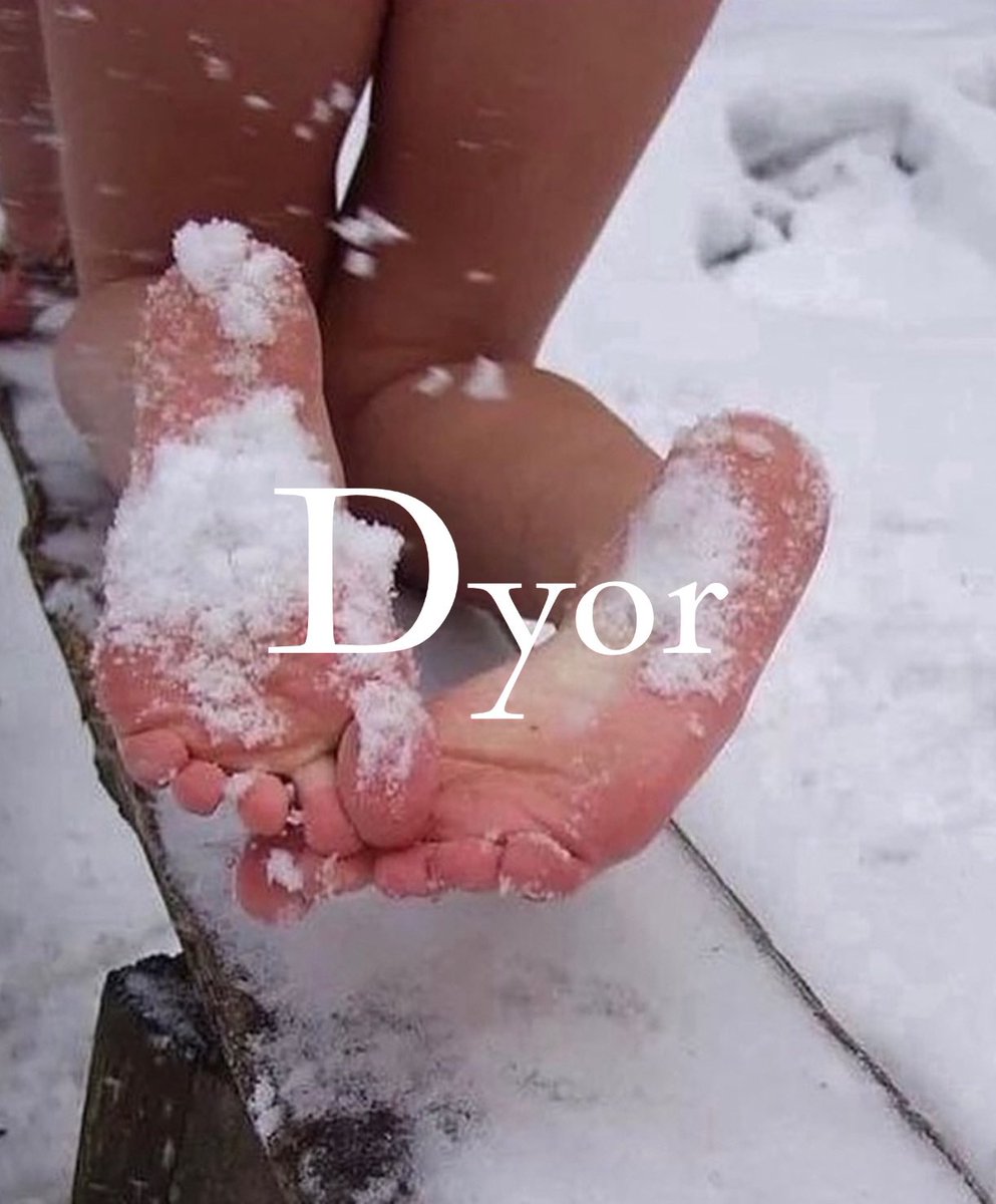 Don’t get cold feet $Dyor 🦶🏻