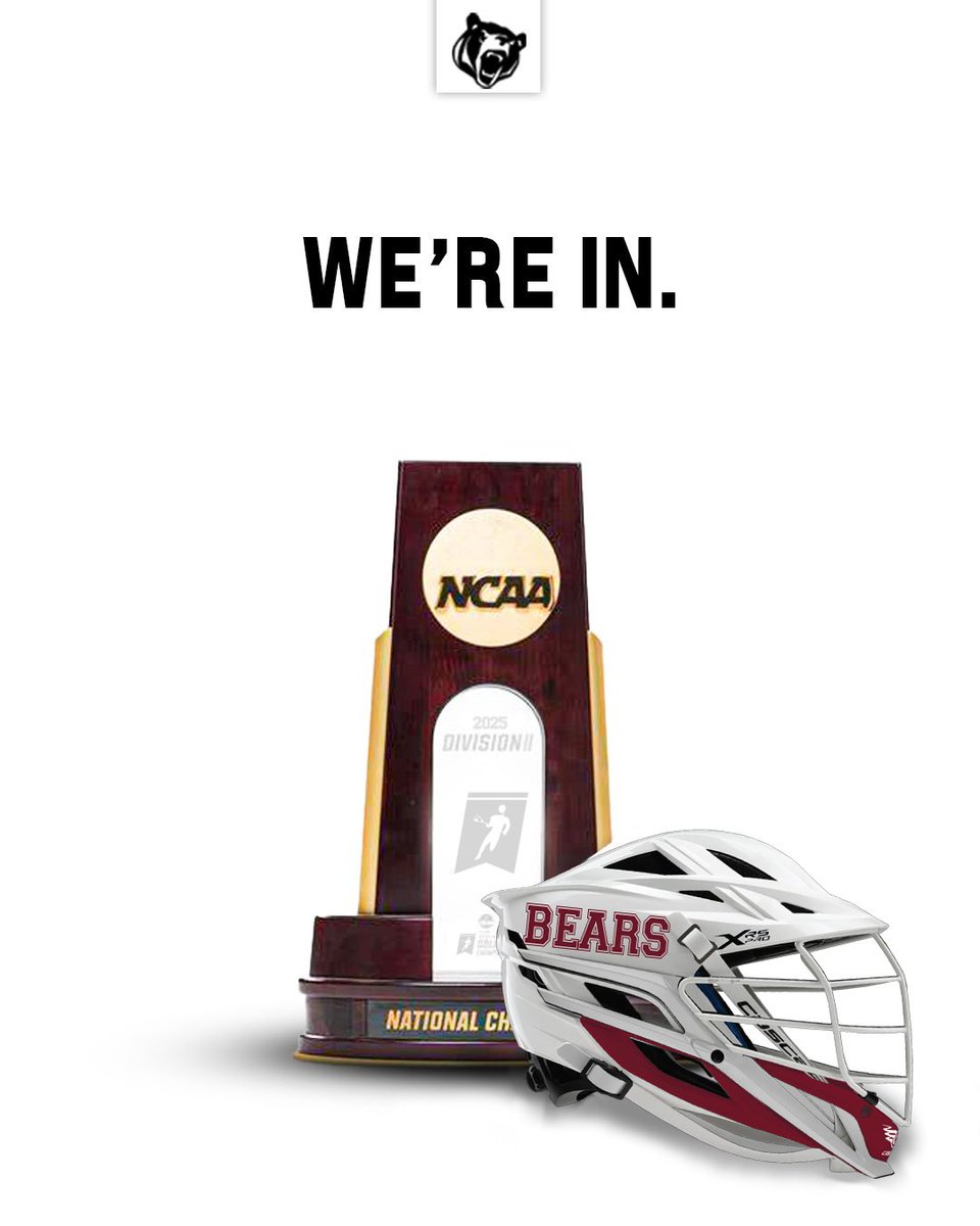 𝑾𝑬'𝑹𝑬 𝑰𝑵‼️

Your Bears earn the Number 4 seed and will HOST Wingate in the first round of the NCAA Tournament at Moretz Stadium this Wednesday, May 7th.

🐻🥍

#GOBEARS | #BetweenTheBricks