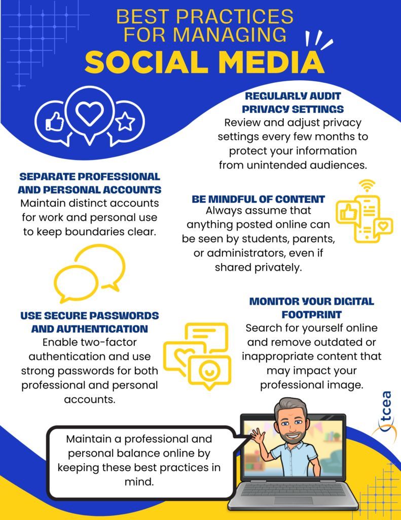 TCEA (@tcea) on Twitter photo ๐จ Teachers on TikTok, X, Facebook, and beyondโlisten up.
There is a right way to mix your educator role with social media. And these 6 tips will keep your digital presence savvy, safe, and smart.
๐ฒ Dive in: buff.ly/CpxXe0V
<a href="/drbruceellis/">Dr. Bruce Ellis</a> #edutwitter #educhat ๐จ Teachers on TikTok, X, Facebook, and beyondโlisten up.
There is a right way to mix your educator role with social media. And these 6 tips will keep your digital presence savvy, safe, and smart.
๐ฒ Dive in: buff.ly/CpxXe0V
<a href="/drbruceellis/">Dr. Bruce Ellis</a> #edutwitter #educhat