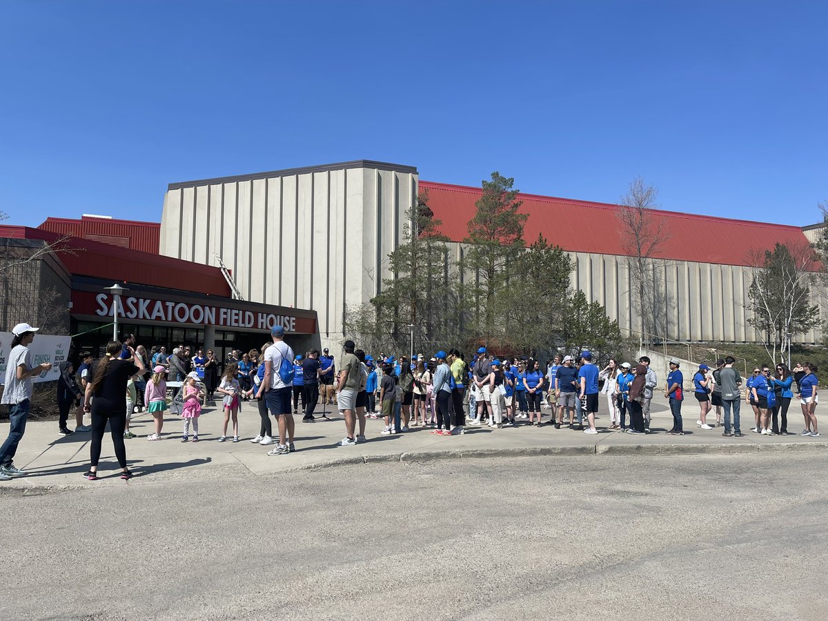 Great day for the Walk So Kids Can Talk in support of  <a href="/KidsHelpPhone/">Kids Help Phone</a> 
<a href="/JeffRogstadCTV/">Jeff Rogstad</a>