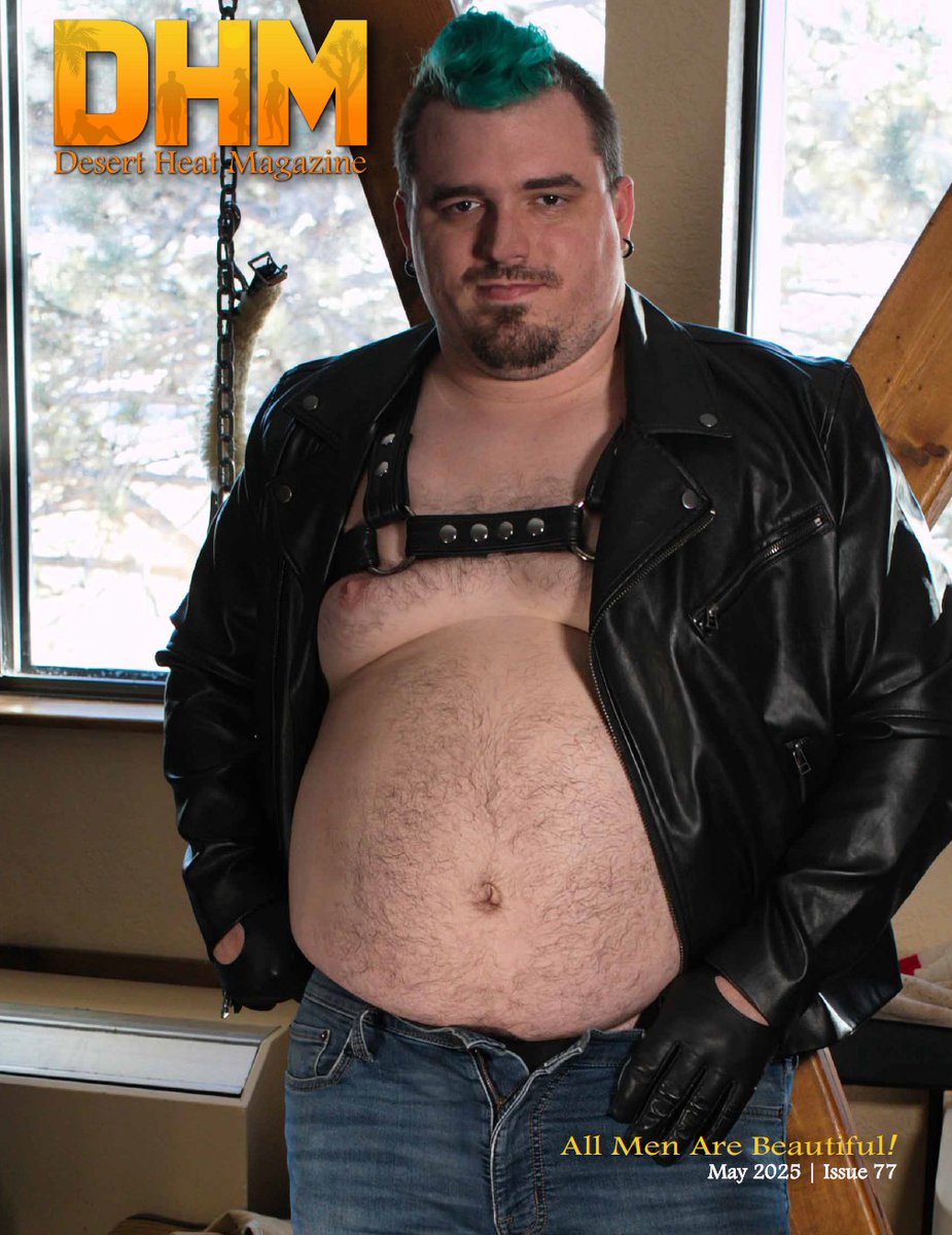 June 2025 Issue is available now! 

Get it at desertheatmag.com

Show Switchy Cub, our covermodel, some love over on BlueSky when you get a chance!!

This one is a whopper! 10 spreads, 4 stories, a new writer, and Joseph Stevens IPTC 2025 images! All those sexy puppies on