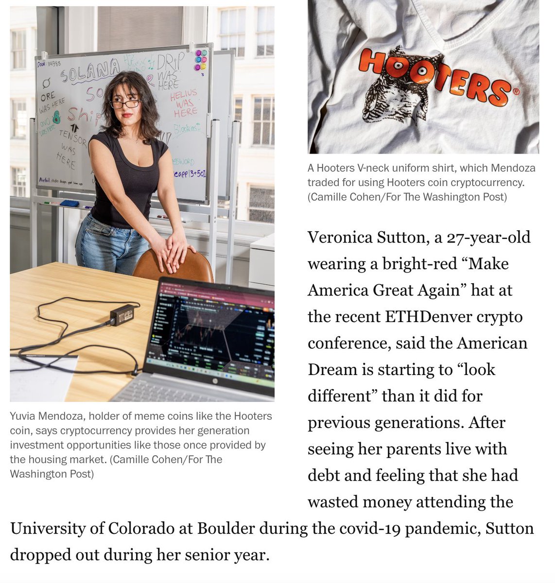 mememaxxi's tweet image. Never say I don't work for my bags
I'm in the Washington Post shilling $hooters, $house and crypto in general